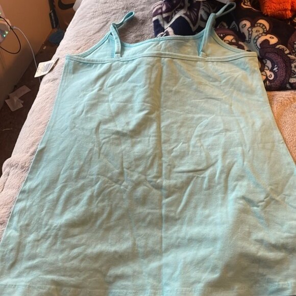 NWT Torrid Lt Blue Core Tank Sz 0 Basic Cami Layer - Picture 4 of 4
